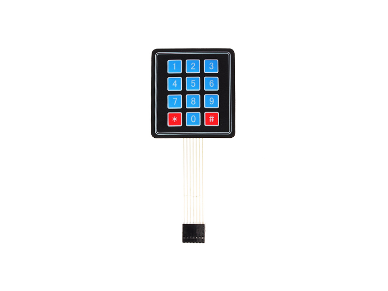 4x3 Numeric Ribbon Keypad - Image 2